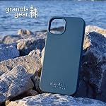 Eco by GranolaGear - étui de téléphone amiable pour iPhone 17 Pro - Biodégradable, compostable, sans plastique, fabriqué à partir de plantes - Bleu Pacifique