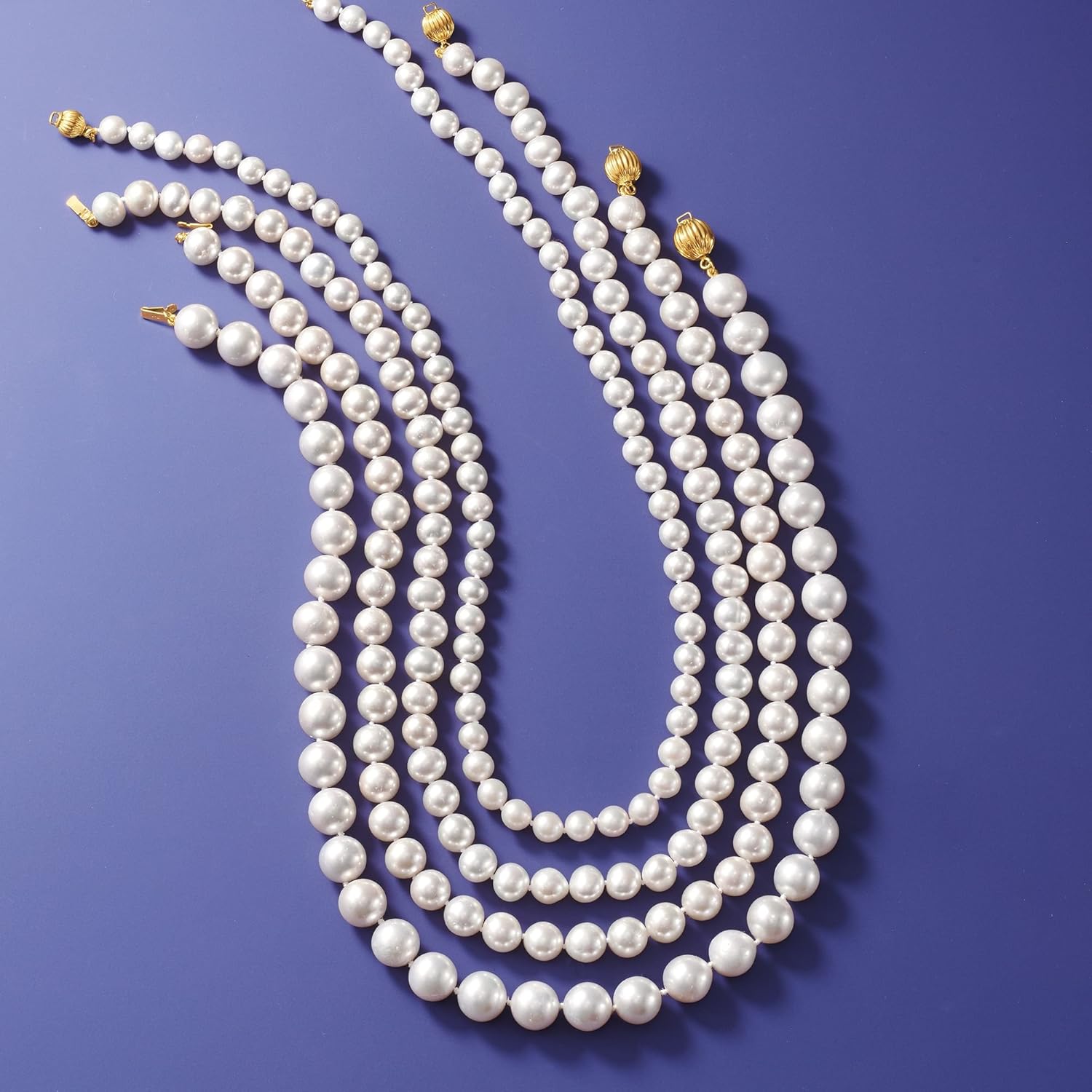 Ross-Simons 9-10mm Cultured Pearl Necklace With 14kt Yellow Gold