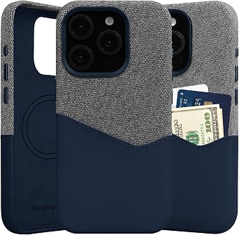 for iPhone 15 Pro Max Case Leather Compatible with Magsafe for Men & Women