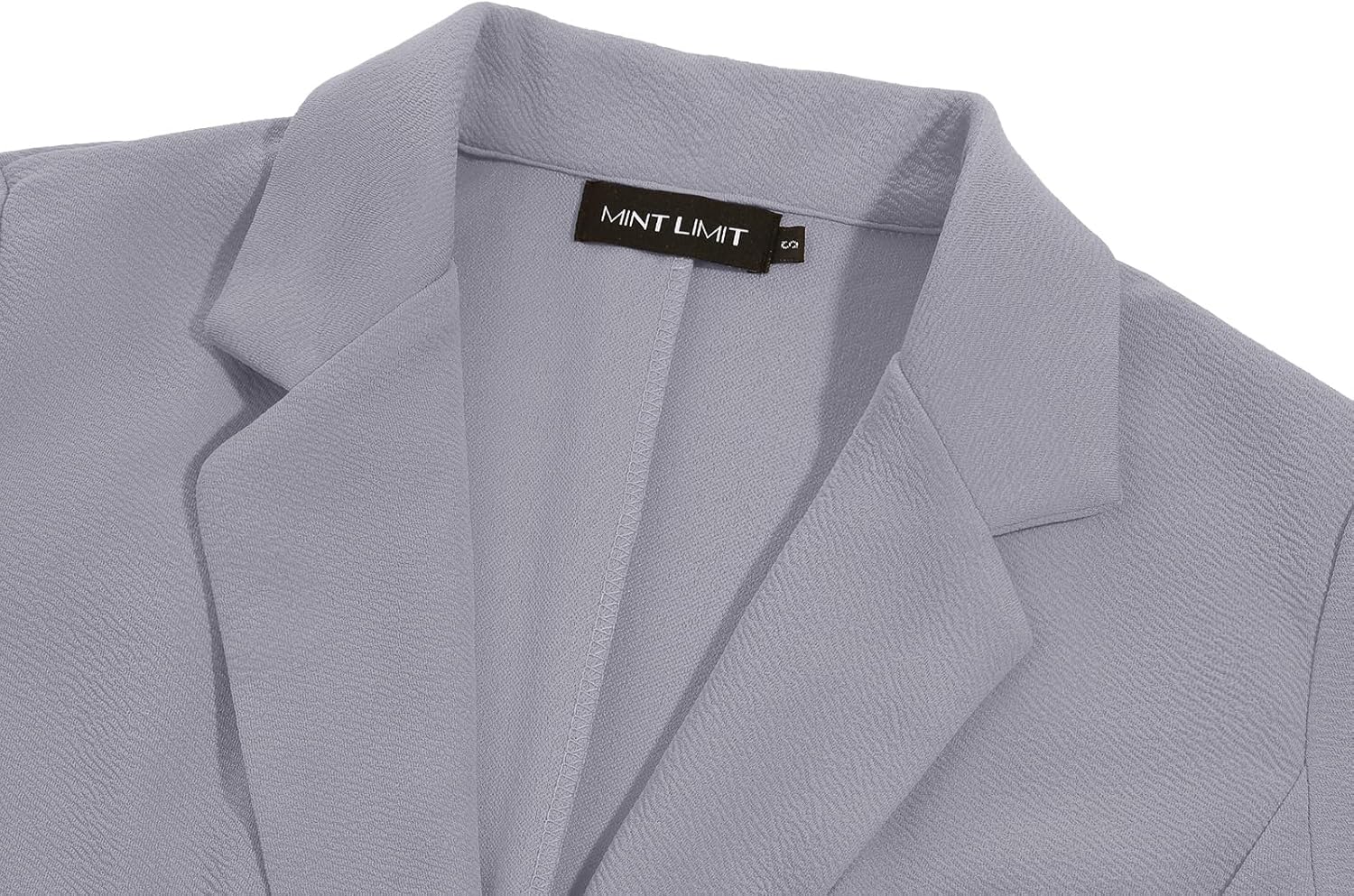 MINTLIMIT Women's Casual Blazer 3/4 Ruched Sleeve Open Front Button Work Office Blazer Jackets with Pockets