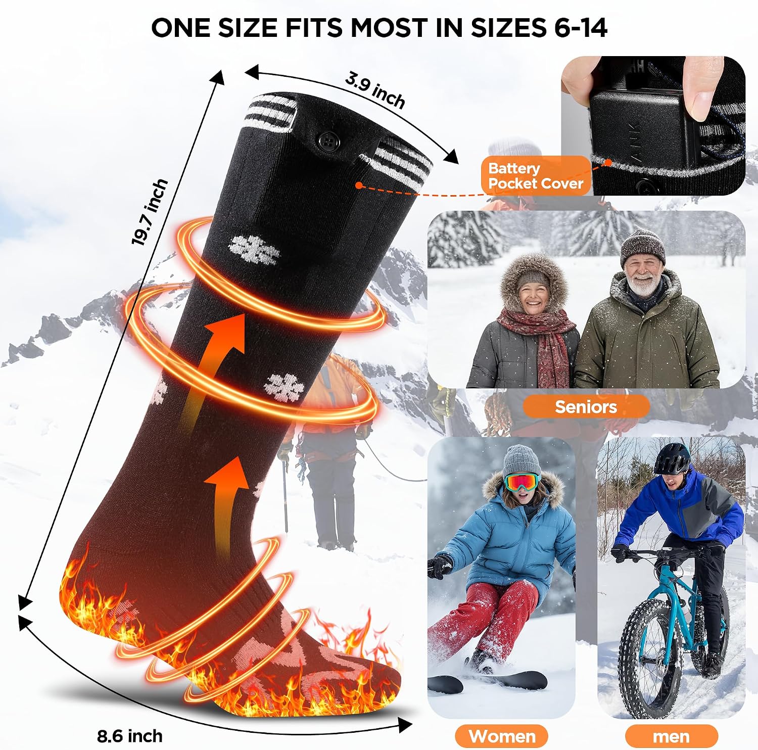 Heated Socks Usage Scenarios