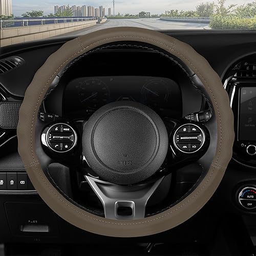 Miniatura 7 de Volante de cuero de la tendencia del motor