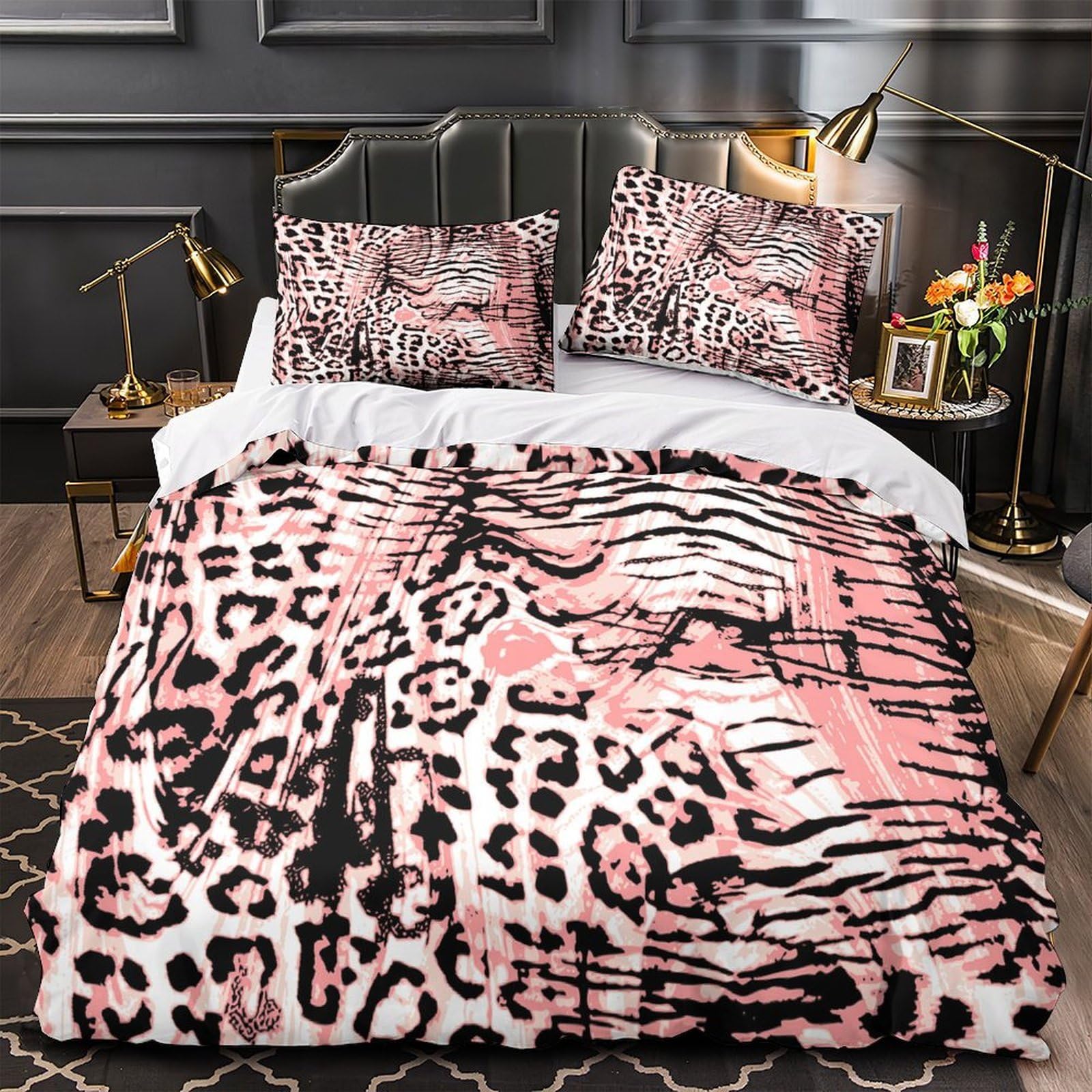 Housse de couette symbole ancien microfibre 220x240cm pour lit adulte