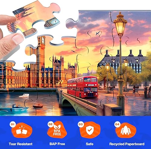 Miniatura 4 de 6 paquetes de rompecabezas de piezas grandes para ancianos, rompecabezas de demencia y Alzheimer, productos de actividades, rompecabezas de