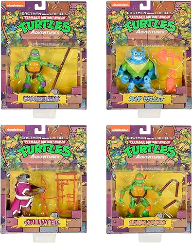 Miniatura 3 de Playmates Juguetes Teenage Mutant Ninja Turtles Colección Classic Adventure Heroes Series 2 Exclusivo de Tienda