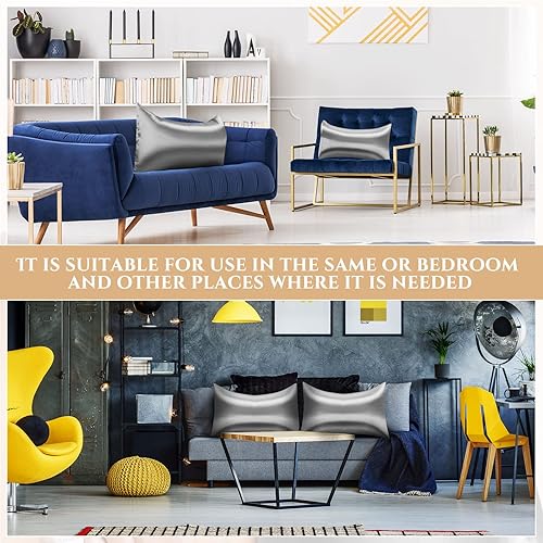 Miniatura 6 de Paquete de 30 fundas de almohada de seda de satén a granel para cabello y piel de 20 x 30 pulgadas, tamaño Queen King a granel, fundas de almohada