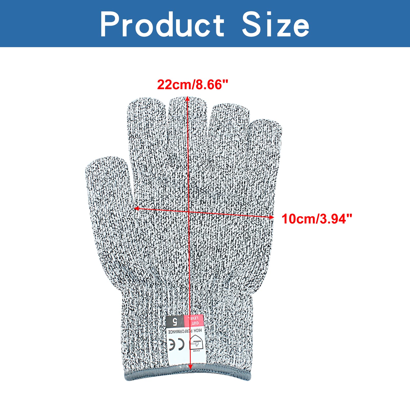Zorfeter Cut Resistant Gloves for Kids — view 2