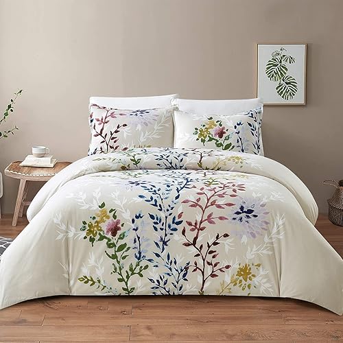 Style Quarters Duvet Cover 3 Pcs Duvet Cover Queen 100 Cotton Duvet Cover Green Duvet Cover Duvet Cover Queen Include 1 Duvet Cover and 2 Pillow