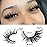 False Eyelashes Fairy Cat Eye Lashes Mink Fox Eye Lashes Wispy Dramatic Eyelashes 20mm Fake Lashes 7 Pairs Pack by ALICE
