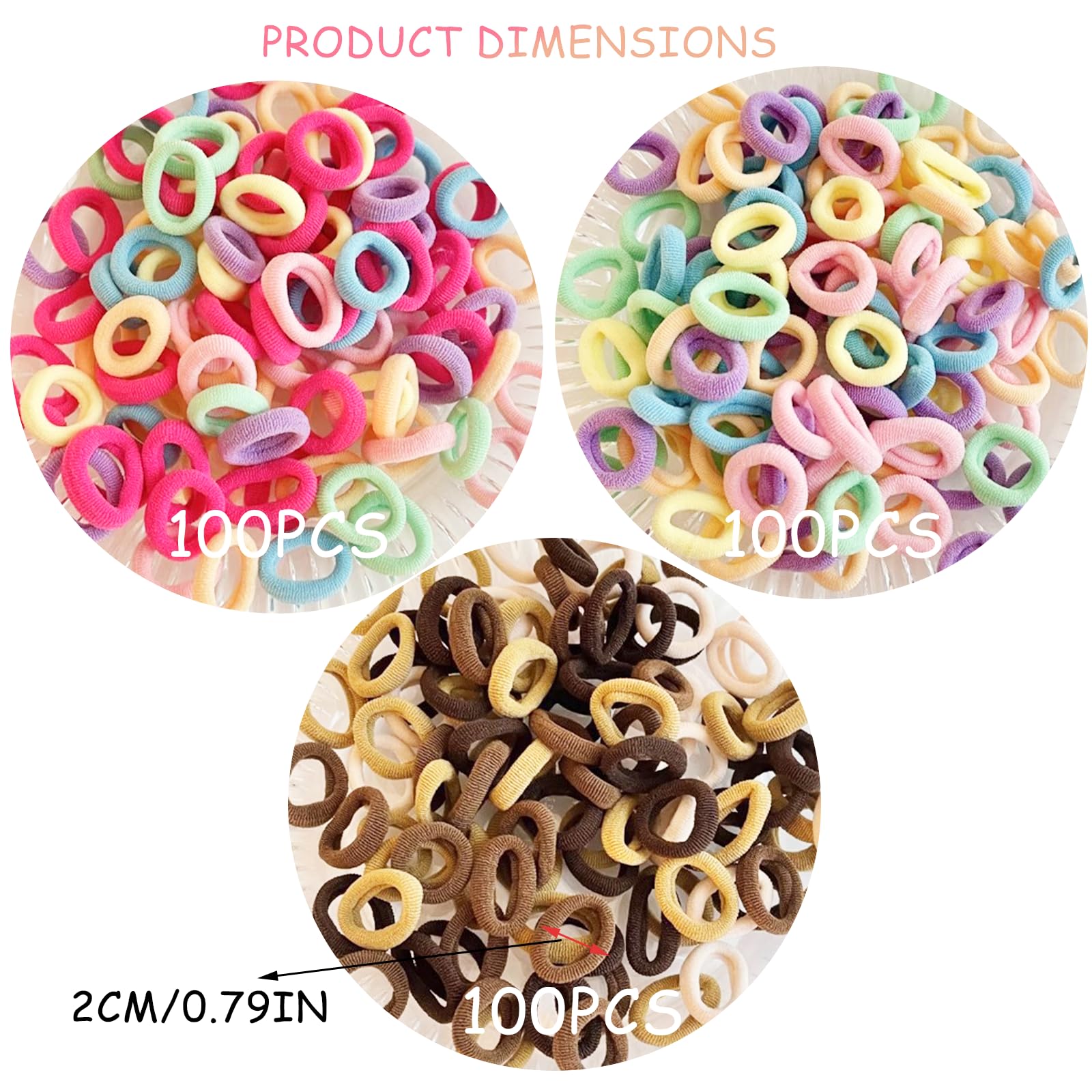 Cosyhav 300pcs Baby Hair Bands - Image 2