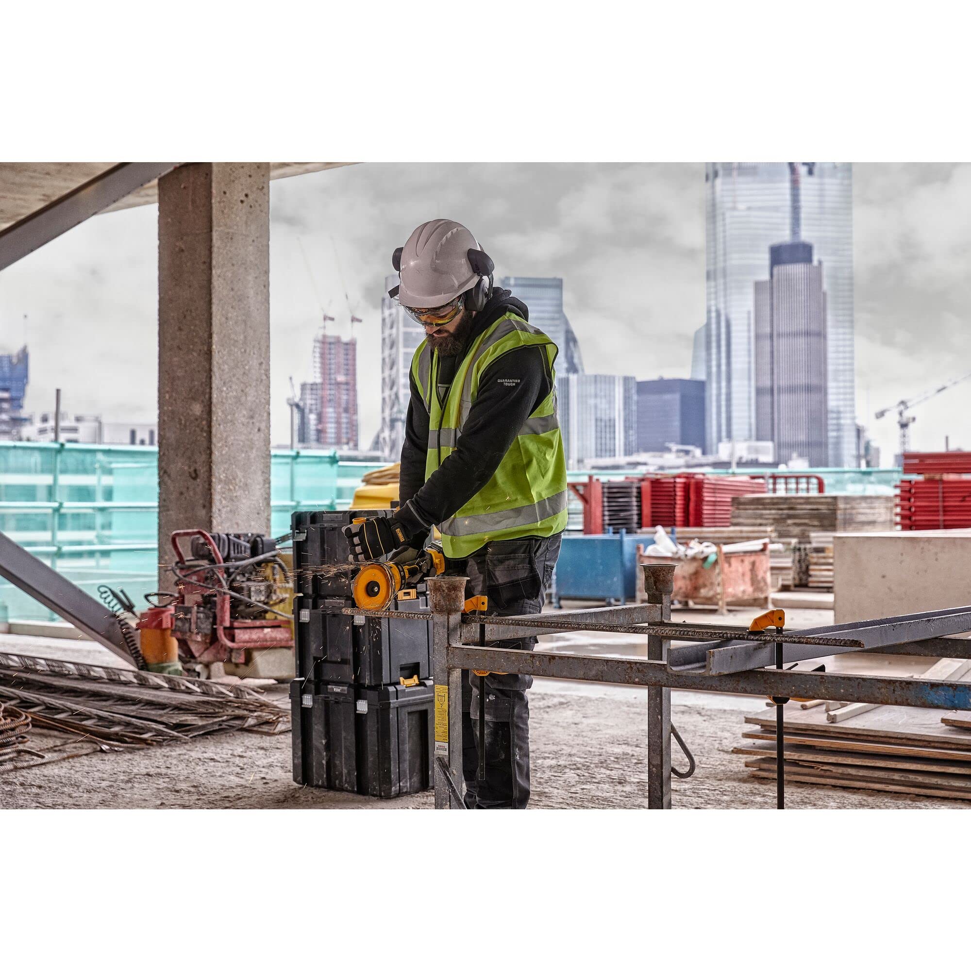 DEWALT DCG418NT-XJ - Mini-Amoladora sin escobillas XR FLEXVOLT 54V