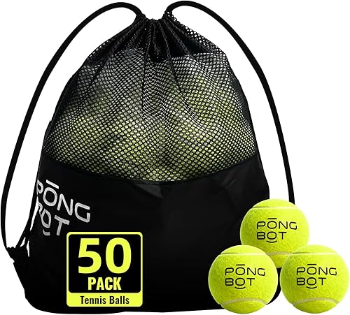 PONGBOT Paquete de 50 pelotas de tenis