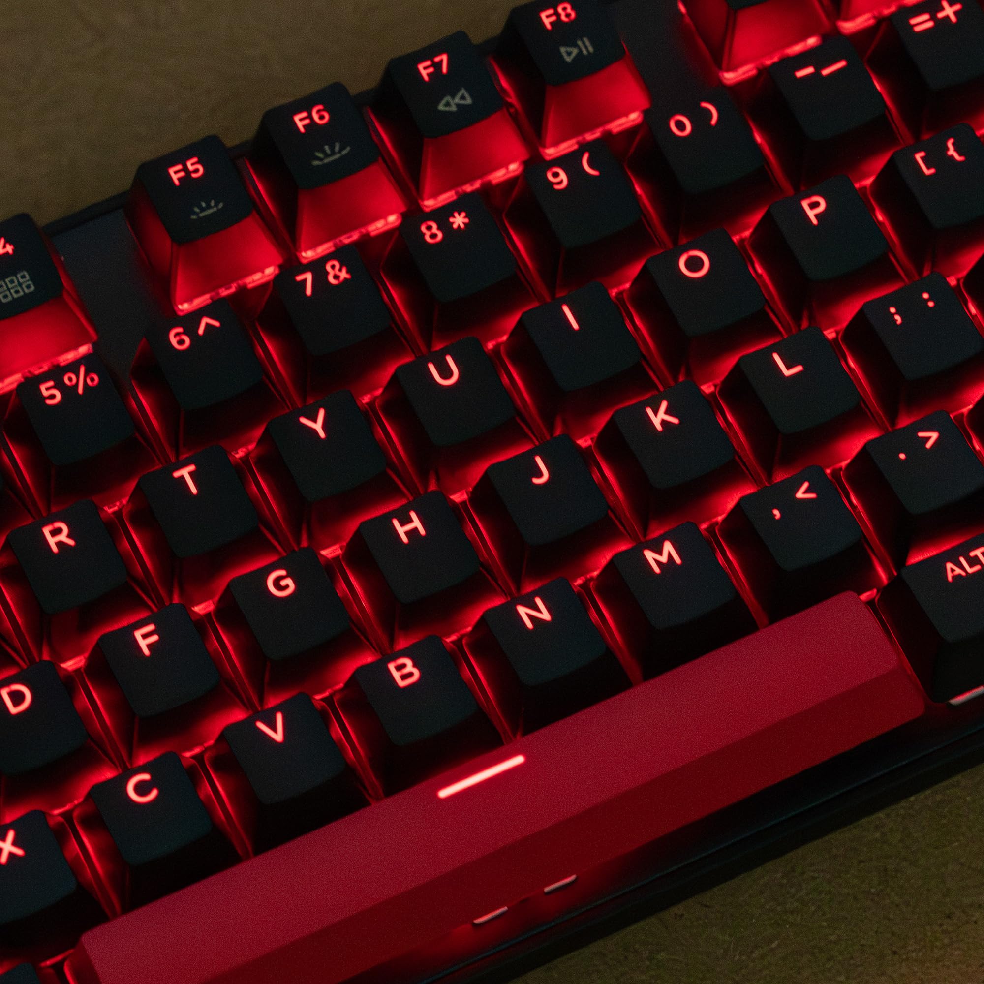 LEMOKEY Tastiera da gioco personalizzata X2 QMK/VIA e mouse M551, programmabile a 104 tasti, supporto con guarnizione per layout completo, retroilluminazione rossa, tastiera meccanica cablata con