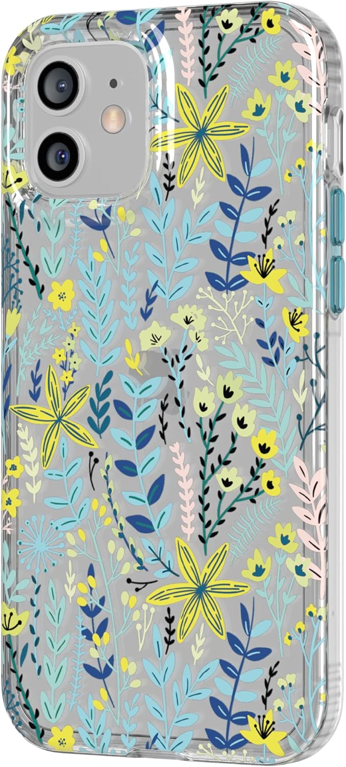 Tech21 Evo Art Botanical Garden for iPhone 12/12 Pro – Protective Phone Case with 10ft Multi-Drop Protection and Exclusive Artwork