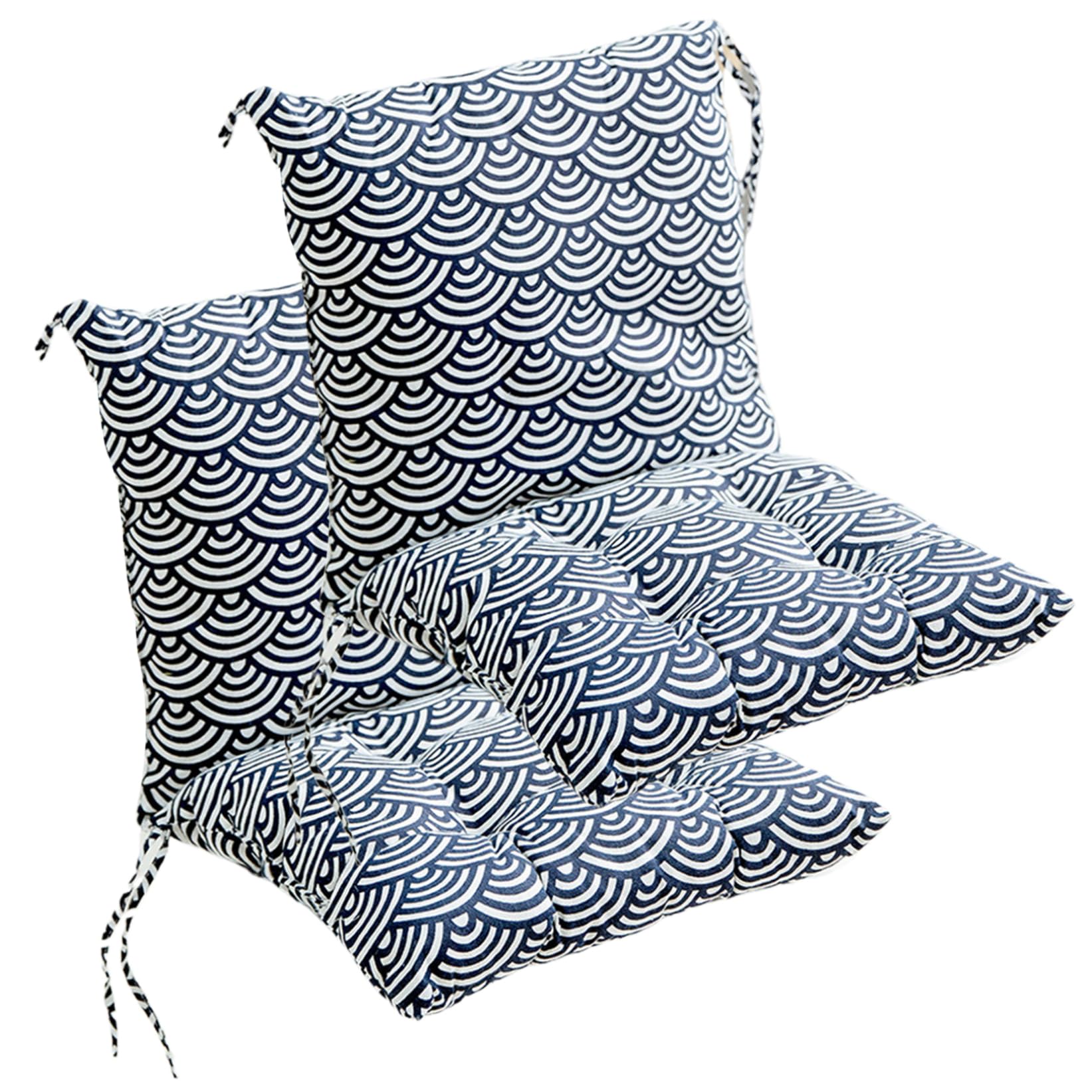Coussin pour chaise en osier qui soulage le dos lot de deux dossiers respirants pour terrasse