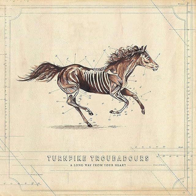 A Long Way From Your Heart por Turnpike Troubadours, capa do álbum