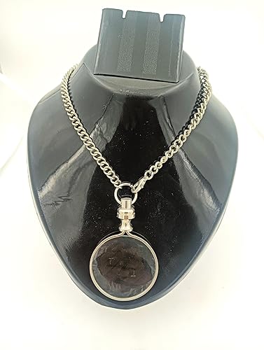 Miniatura 8 de Perfect Plaza Lupa de escritorio vintage de vidrio para pisapapeles de latón antiguo