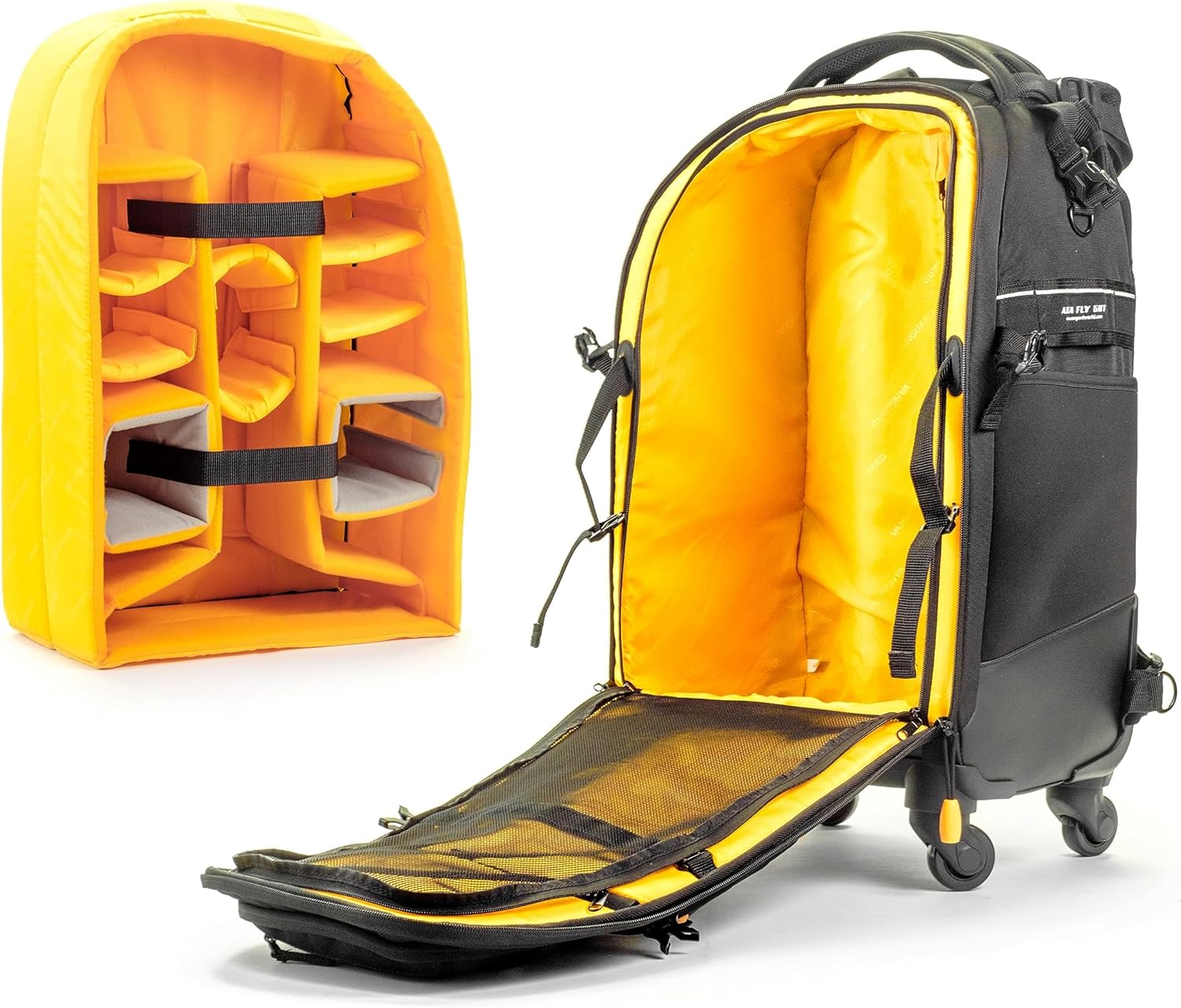 VANGUARD ALTA FLY 58T Rolling Camera Bag and Backpack - Black