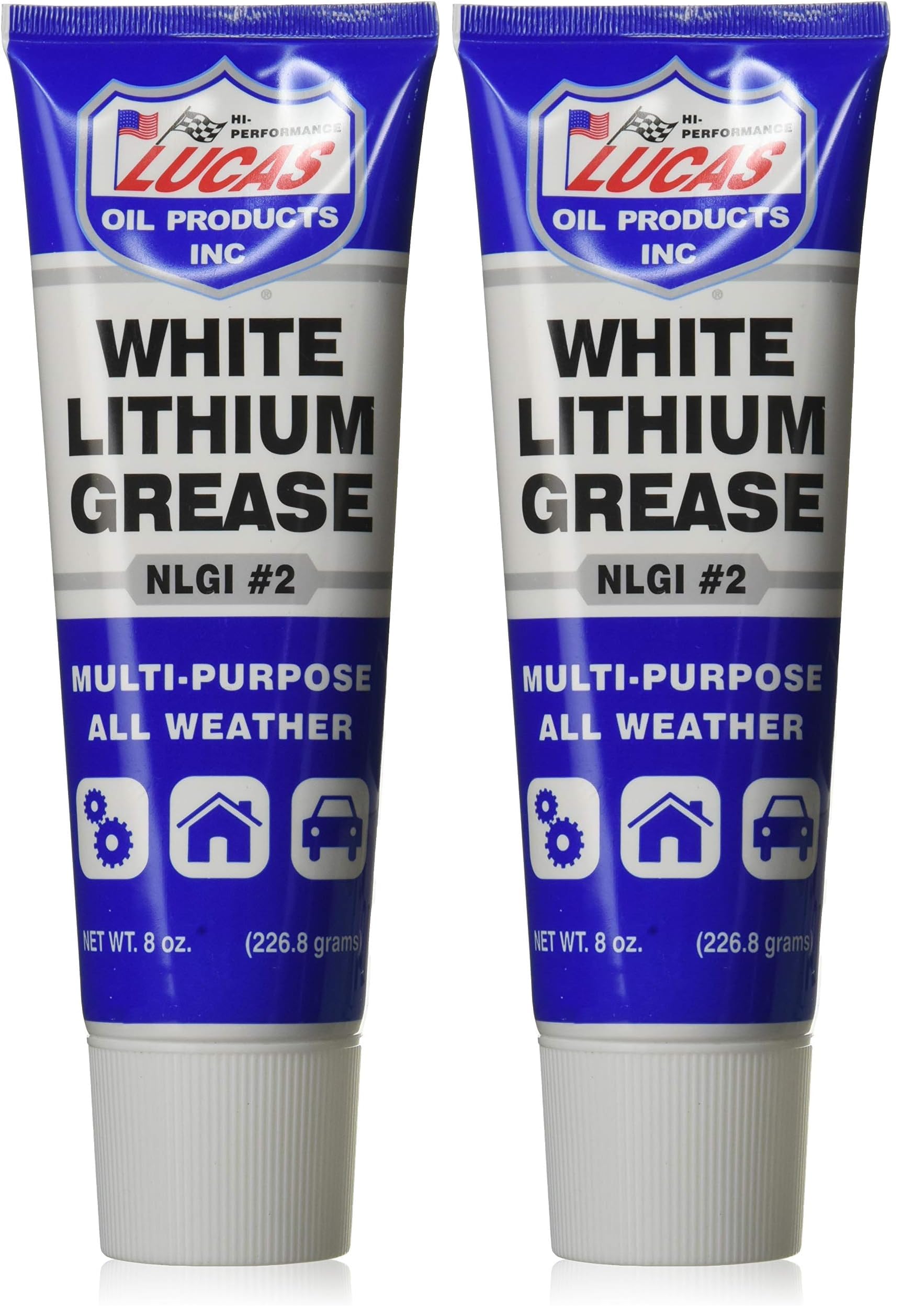 White Lithium Grease, 8 oz | Squeeze Tube | Pack of 2