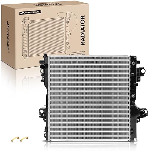 A-Premium Conjunto de radiador de refrigerante del motor compatible con Toyota LandCruiser Prado 2015-2021, AWD, transmisión automática