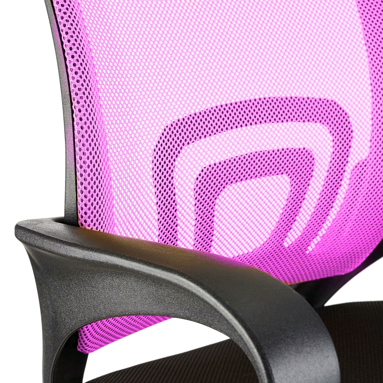 La sedia spagnola Ribadeo Sedia di Ufficio senza poggiatesta, Poliestere, Rosa, 61 x 58 x 89 cm