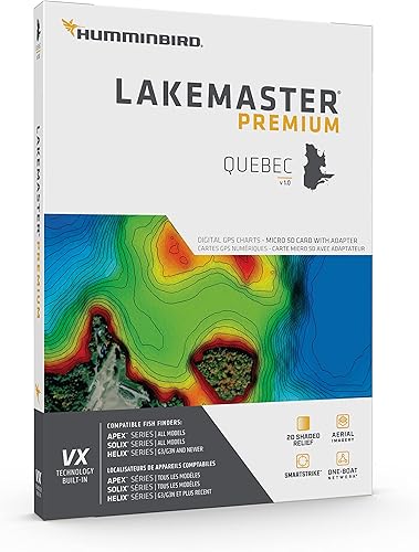 Vista 25 de Humminbird LakeMaster Premium Wisconsin V1 - Tarjeta SD para buscadores de peces