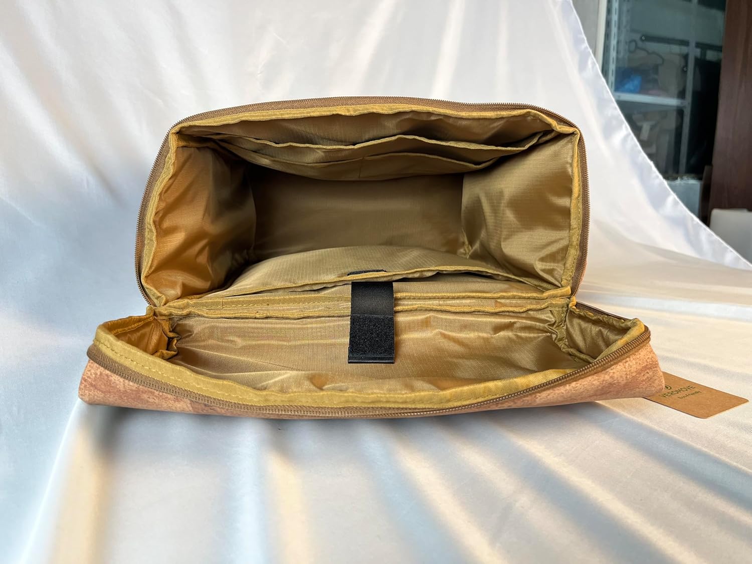 W/Luggage Strap, Travel Backpack with Shoe Compartment,Fits 14" Laptop, Water Resistant Durable Backpack,Eco-Friendly Cork & Recycled Material, Vintage Style