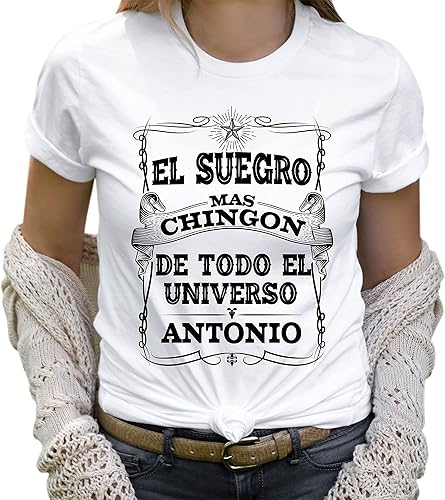 Miniatura 2 de Camiseta personalizada en español Feliz Dia Del Padre Madre Camiseta personalizada Bday Mothers Tee Shirts, Estilo 3