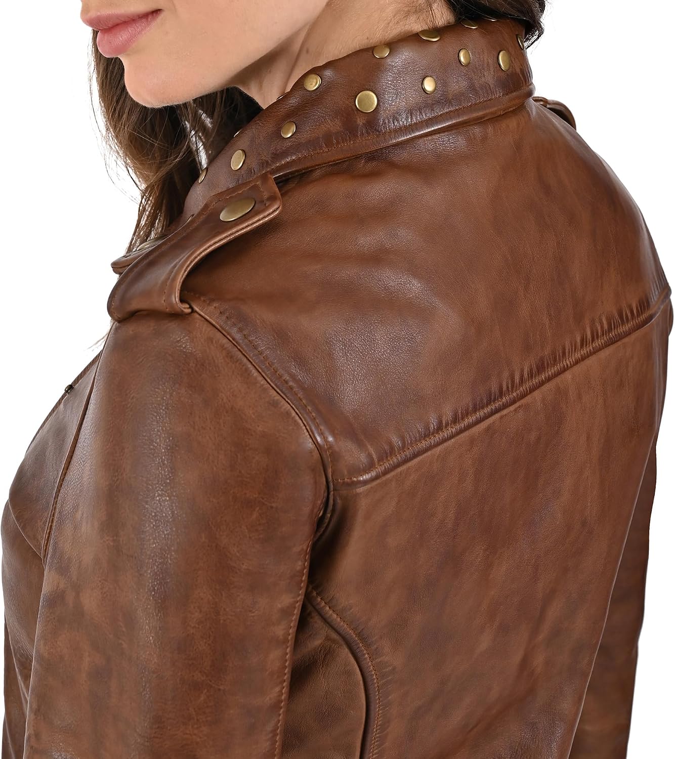 Frye biker genuine cow leather jacket