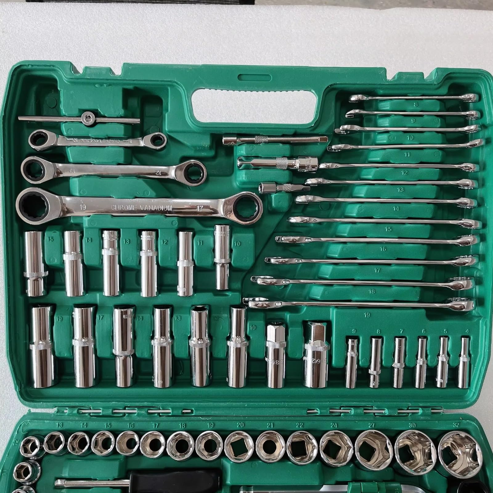 Maletín herramientas multiusos Kit Herramientas Mecánicas Reparación Automóviles Juego Llaves Tubo 1/4 "1/2" 3/8 "con Estuche Kit Para El Hogar Y El Coche 150 Uds.