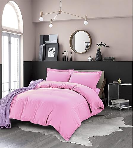 Miniatura 4 de Elegant Comfort Juego de funda de edredón de 3 piezas de calidad hotelera, lujoso y suave, de 1500 hilos, de calidad egipcia, sin arrugas,