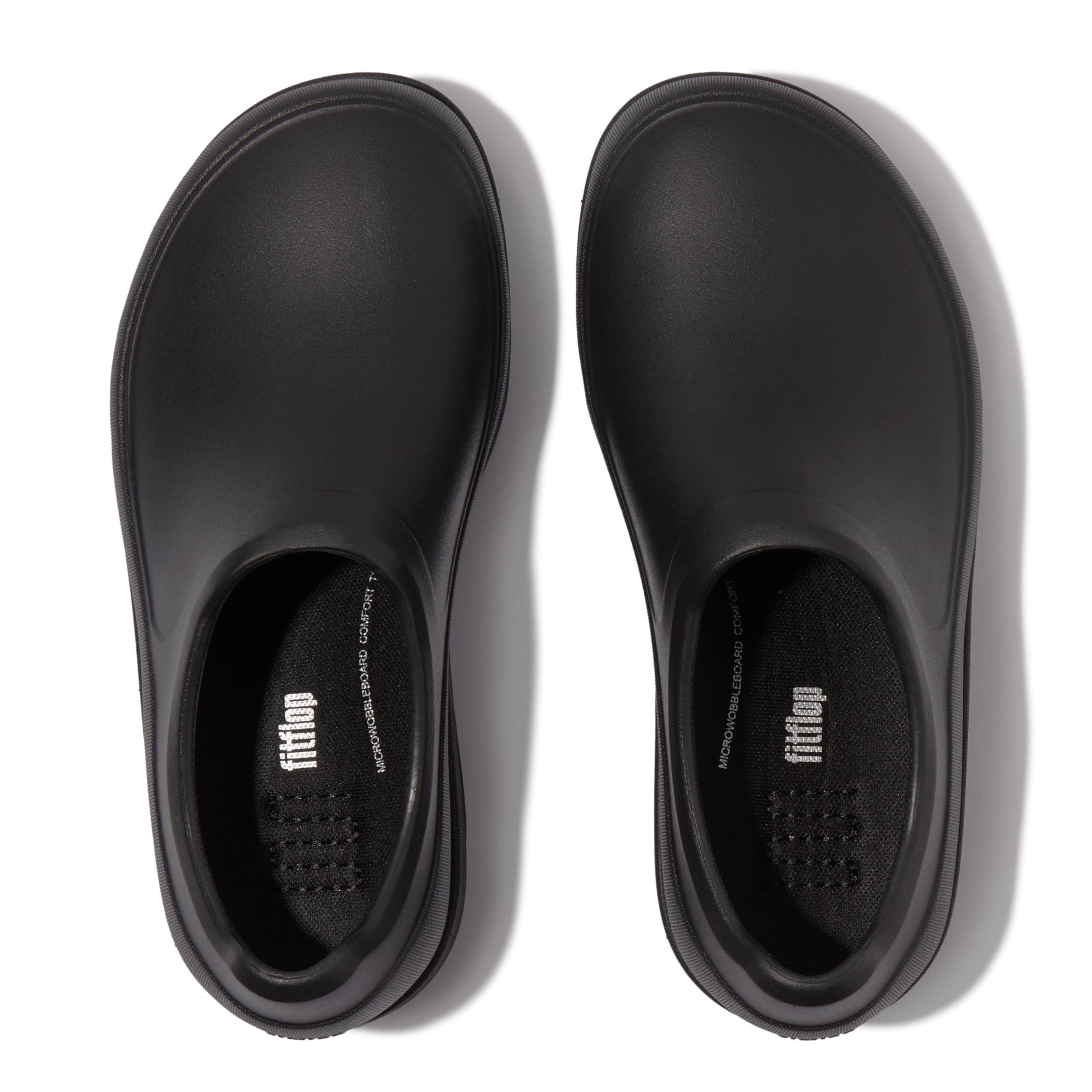 Fitflop Zoccoli Professionali ad Alte Prestazioni da Lavoro da Donna, Tutto Nero, 41 EU