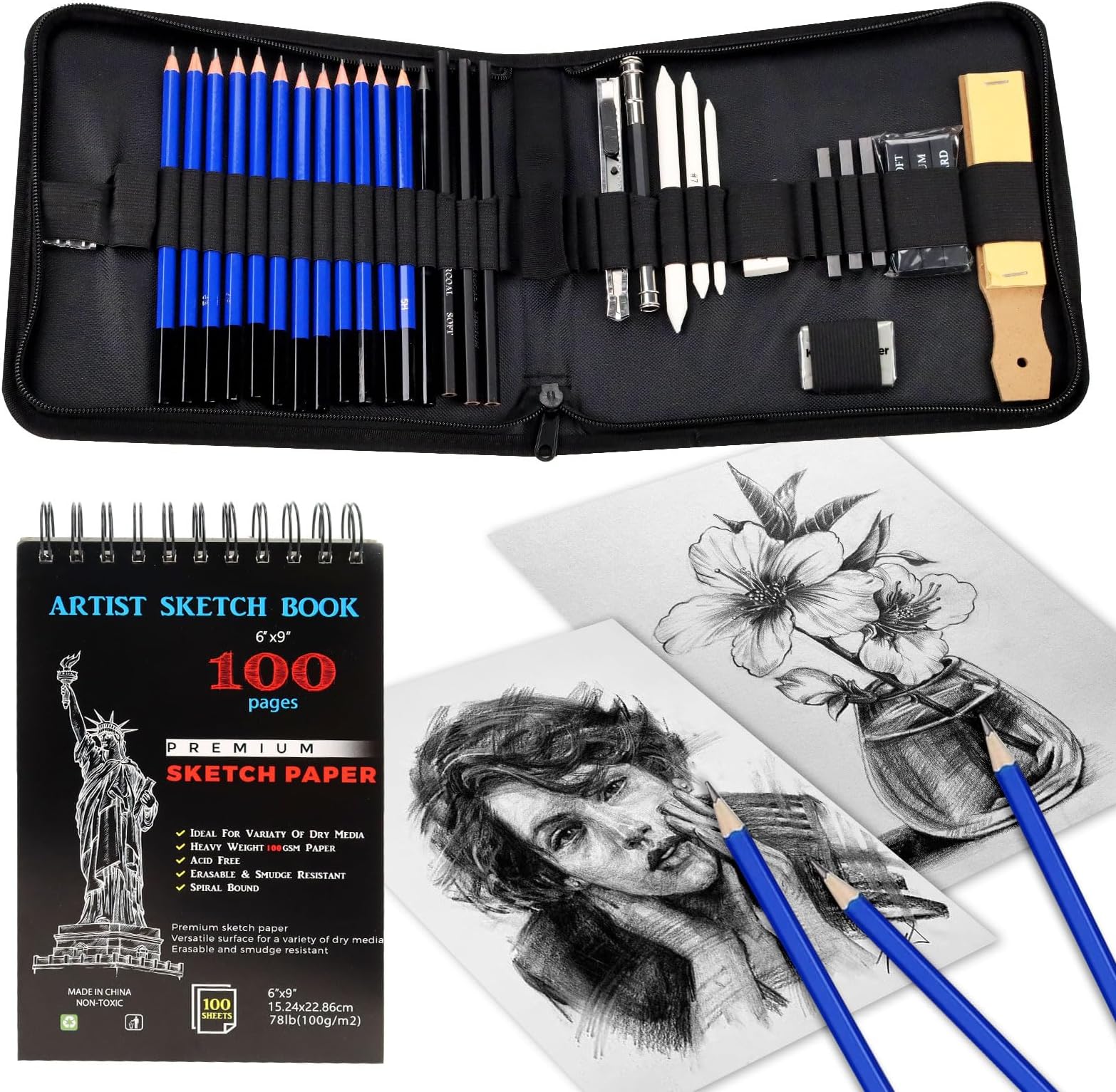 Lapices de Dibujo, Kit de Dibujo