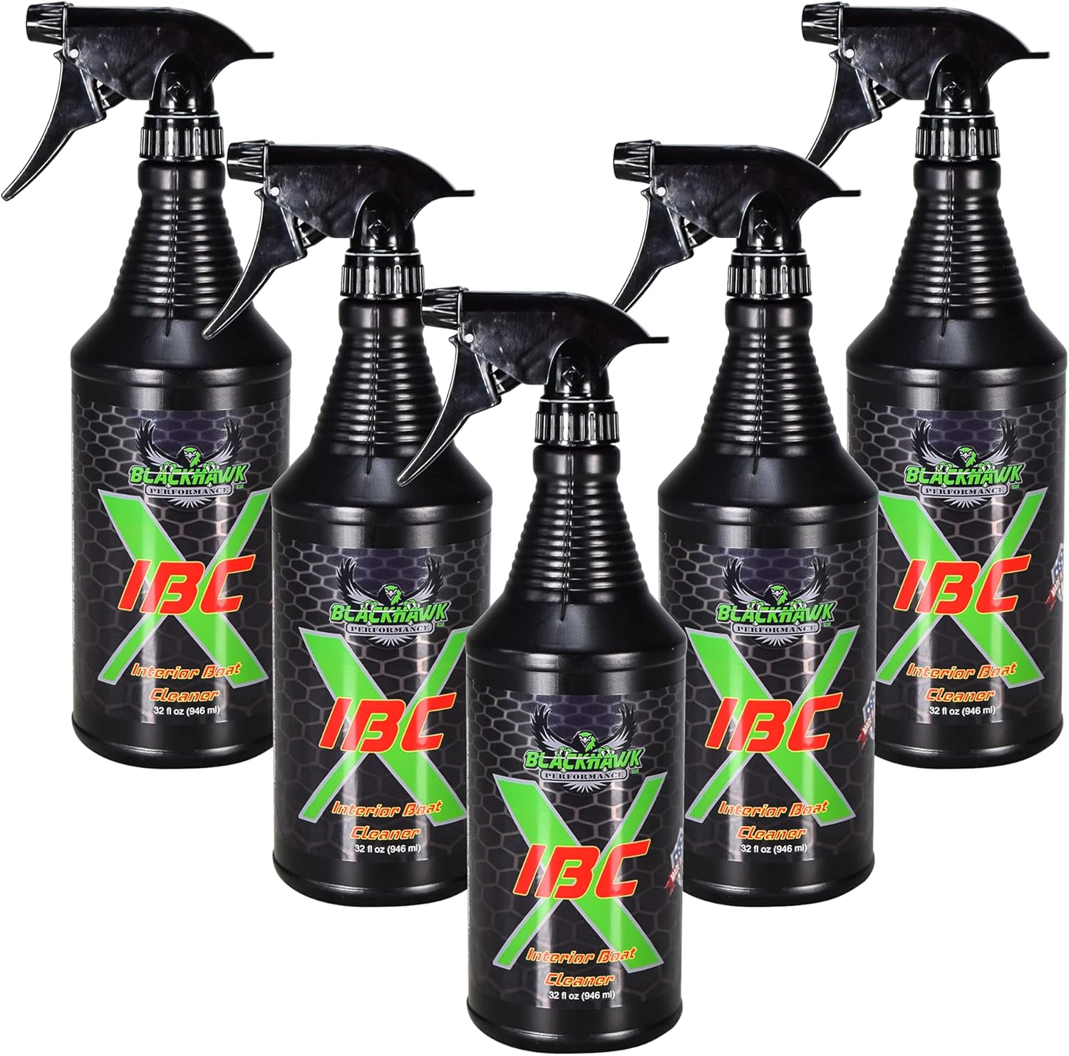 BLACKHAWK PERFORMANCE Interior Boat Cleaner - Removes All Dirt & Grime While Shielding Plastic, Vinyl, & Leather from Harmful UV Rays - Made in USA (32oz)