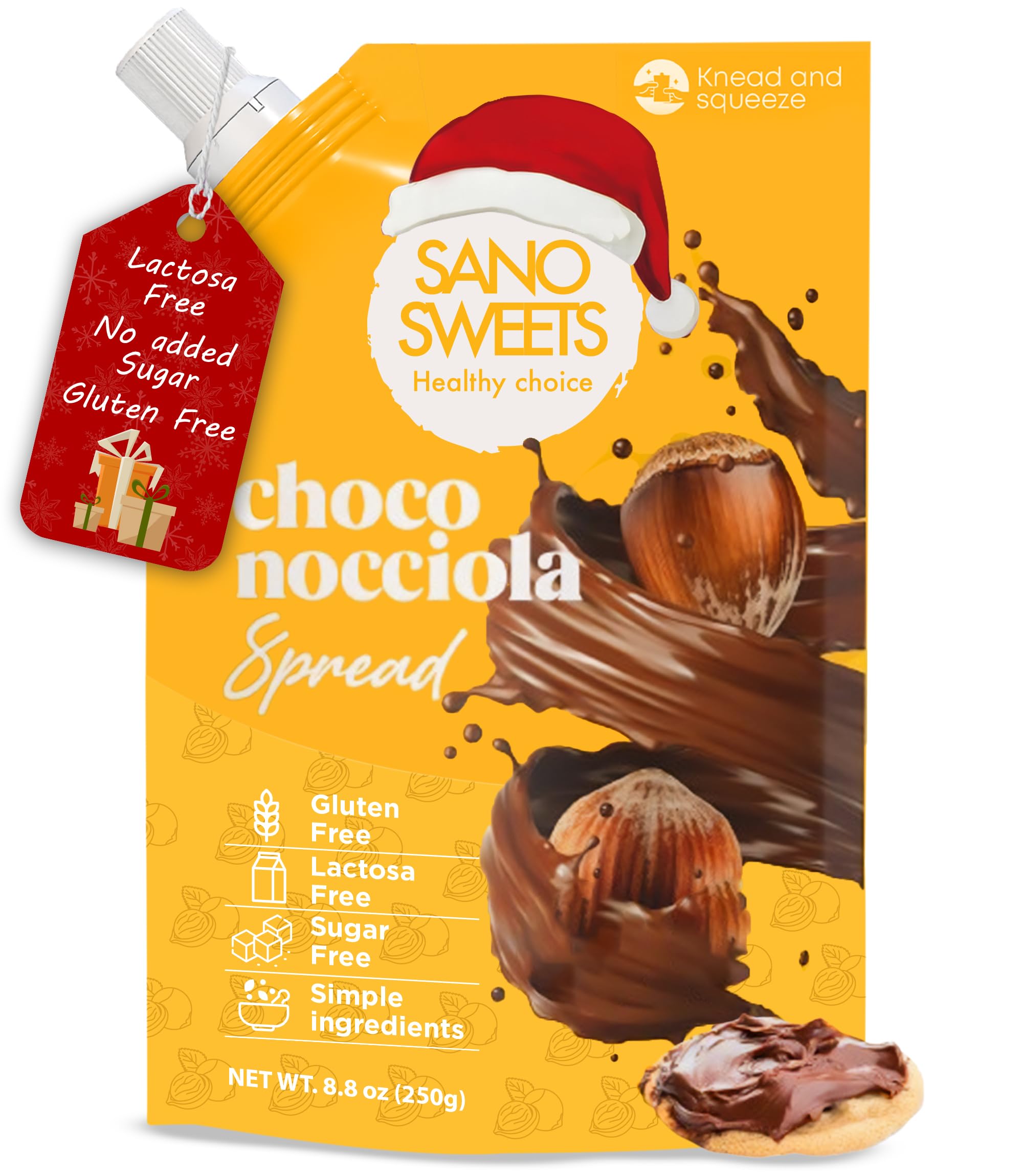Delicious Vegan Choco Nocciola Spread With Avocado Oil And Hazelnuts Gluten-Free No Added Sugar Perfect For Breakfasts Desserts Made With Natural Ingredients Palm Oil Free Healthy Choice