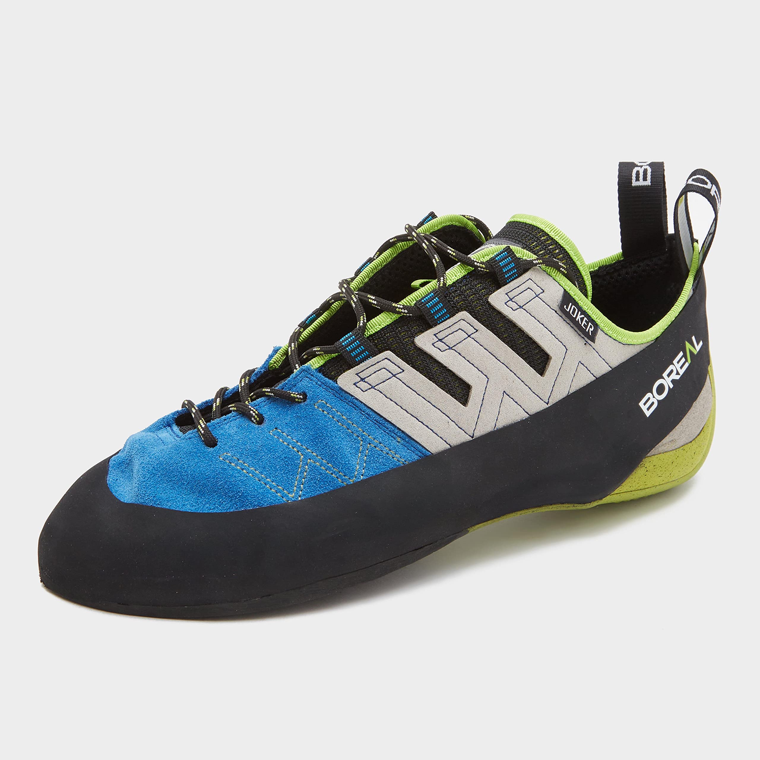 Boreal Joker - Zapatos de escalada de encaje, color azul y gris