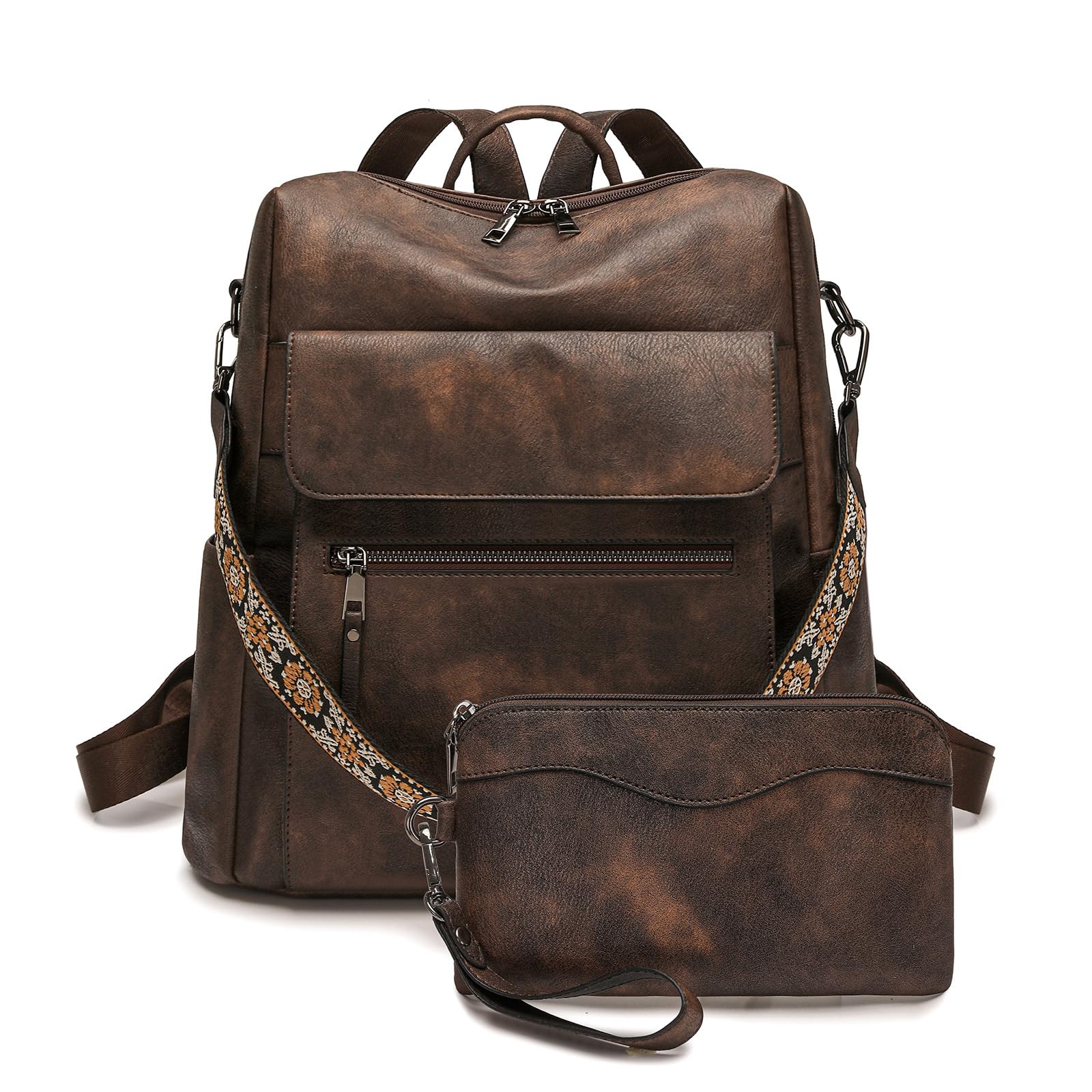 Mochilas Monedero Mujer, Impermeables Antirrobos Mochilas De, Mochila De Viaje Convertible Monedero Bolso De Hombro Bolso Diseño Convertible