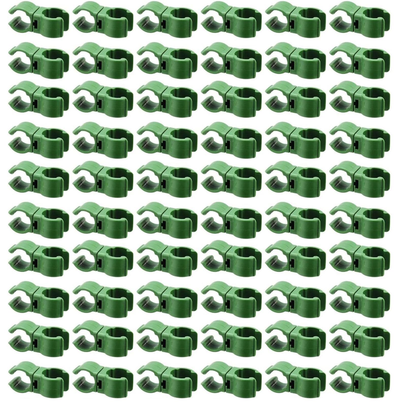 Foloda Multicolor Plant Fixed Clip Reusables Garden Greenhouses Brackets Garden Plant Vine Climbing Clamps Flower Tomato Fasteners Regulable Stems Clip