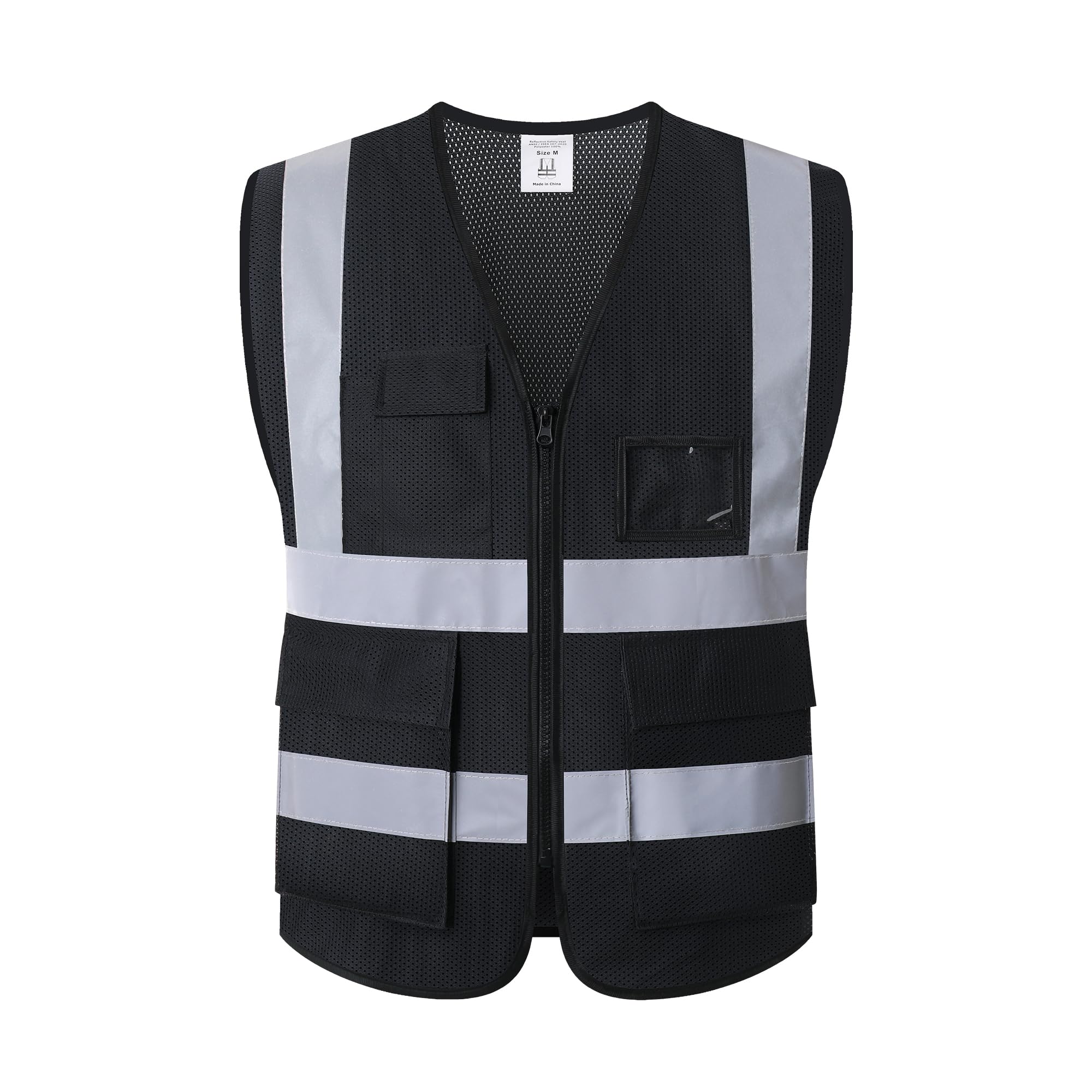 ASIPHITU Reflective Safety Vest for Men Women Construction Vest Meet ANSI/ISEA Standard