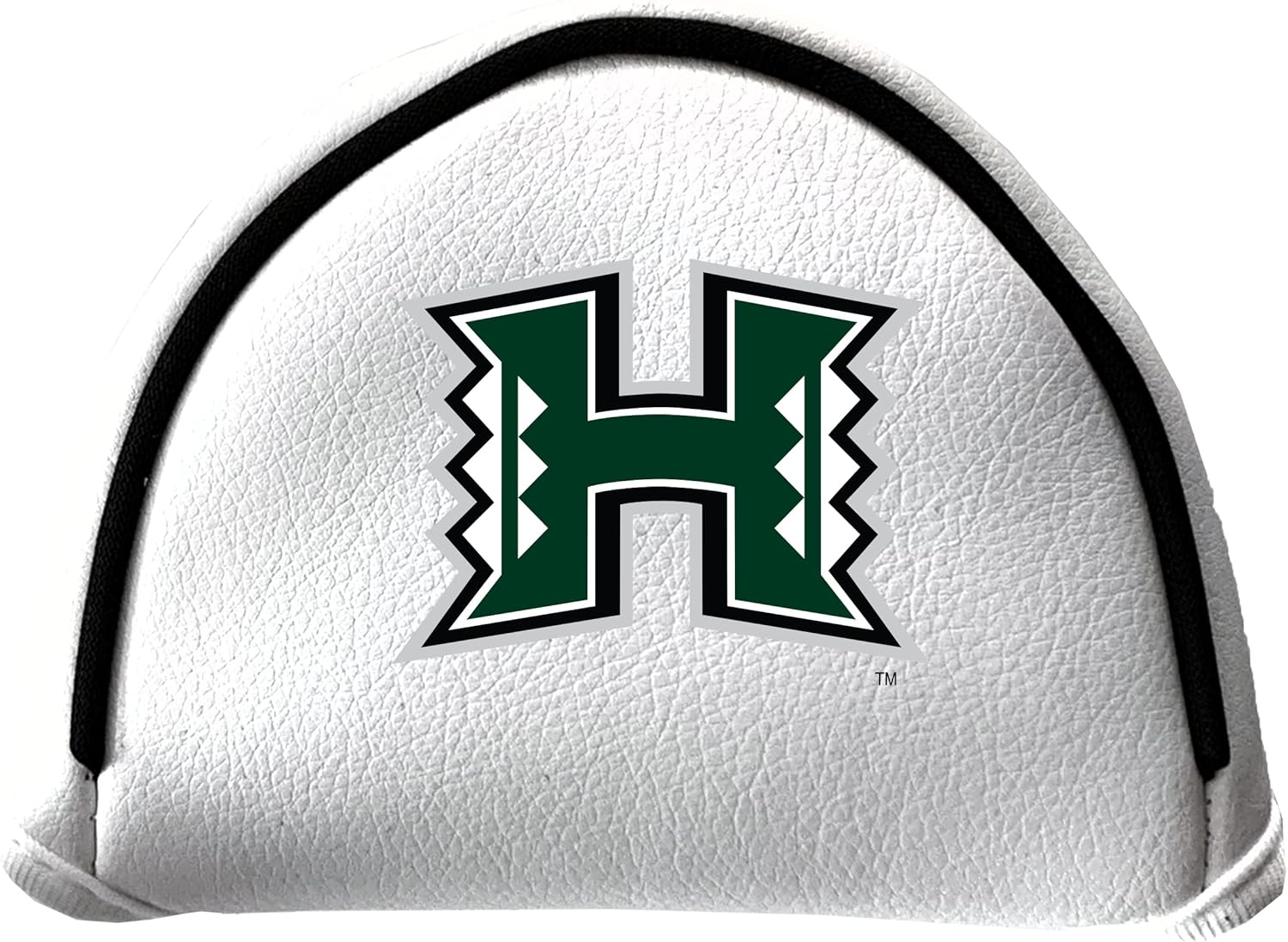 Team Golf NCAA Hawaii Putter Cover - Mallet (White) - Printed Team Golf NCAA Putter Cover - Mallet White, Fits Most Mallet Putters, Easily Slips on and Secures with Velcro Closure