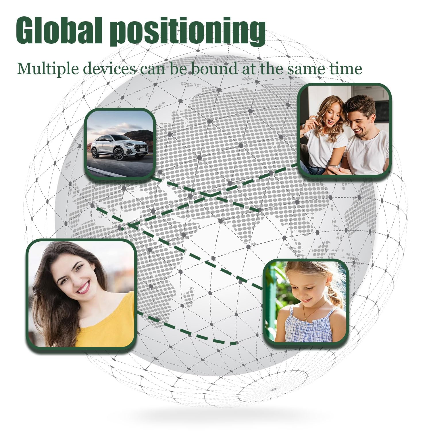 2025 Smart GPS Tracker for Dogs, Mini Cat GPS Tracker, Positioning Smart Alarm Pet Tracker, Waterproof and Drop-Proof, Extra Long Battery Life of 365 Day, No Subscription - image 3