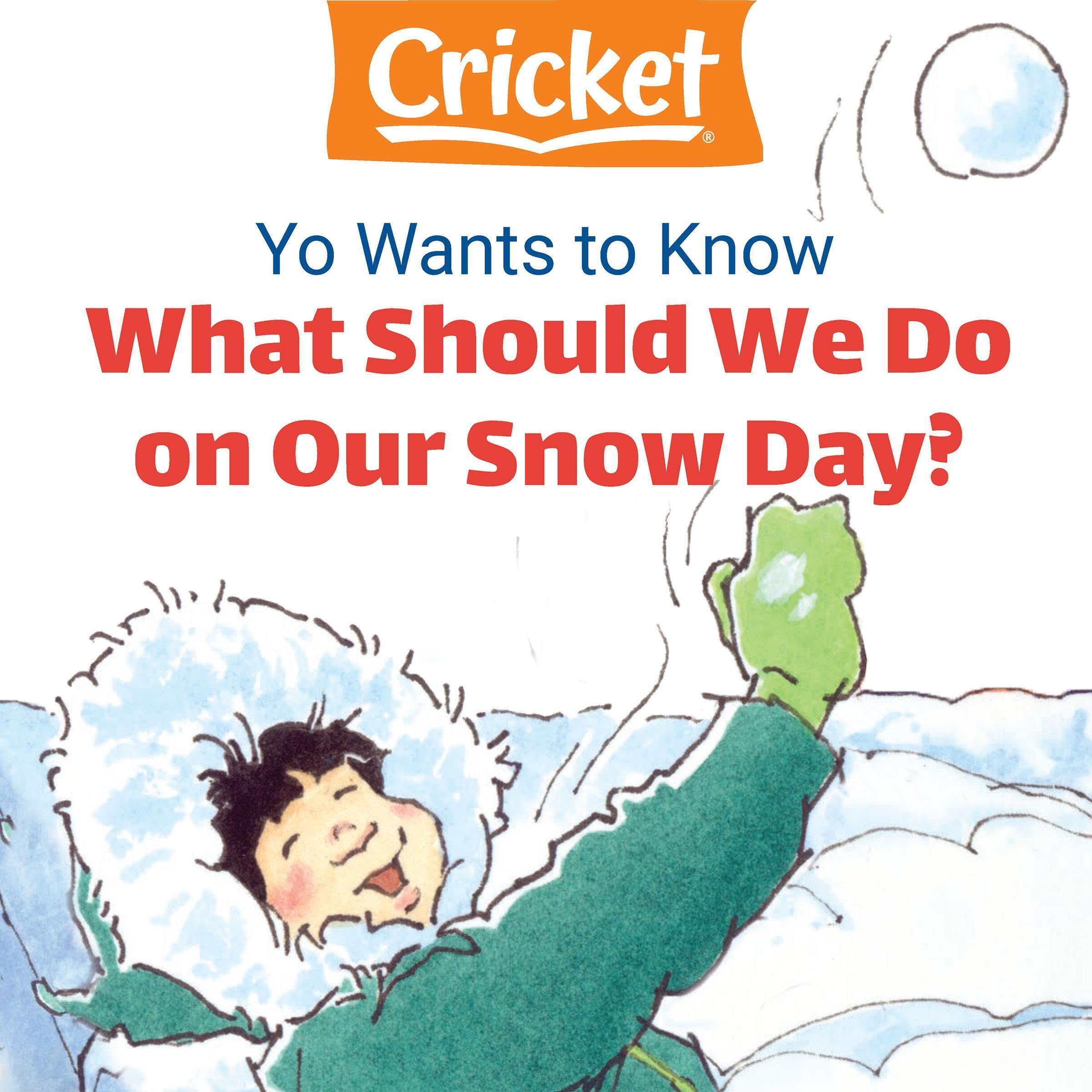 Yo Wants to Know: What Should We Do on Our Snow Day?