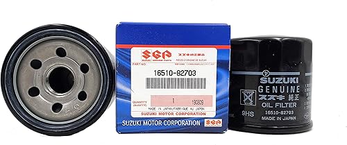 Reemplazo de filtro de aceite Suzuki OEM 16510-82703 para motores fuera de borda DF140 (2002-2012) Paquete de 2