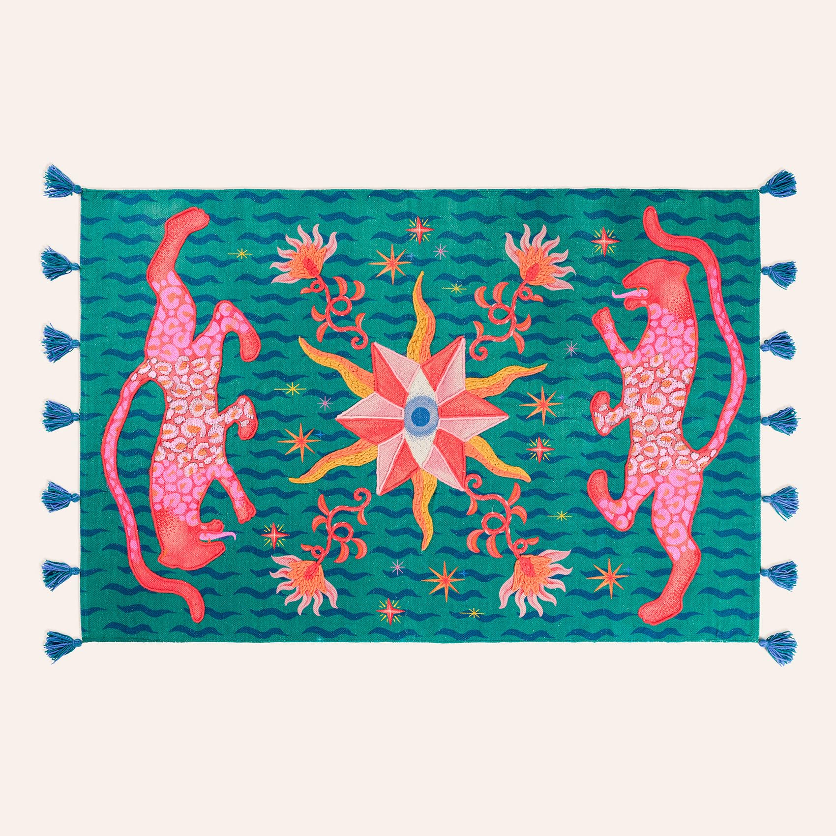 Rajna Pamuk Kilim 120x180 Cm Koyu Yeşil