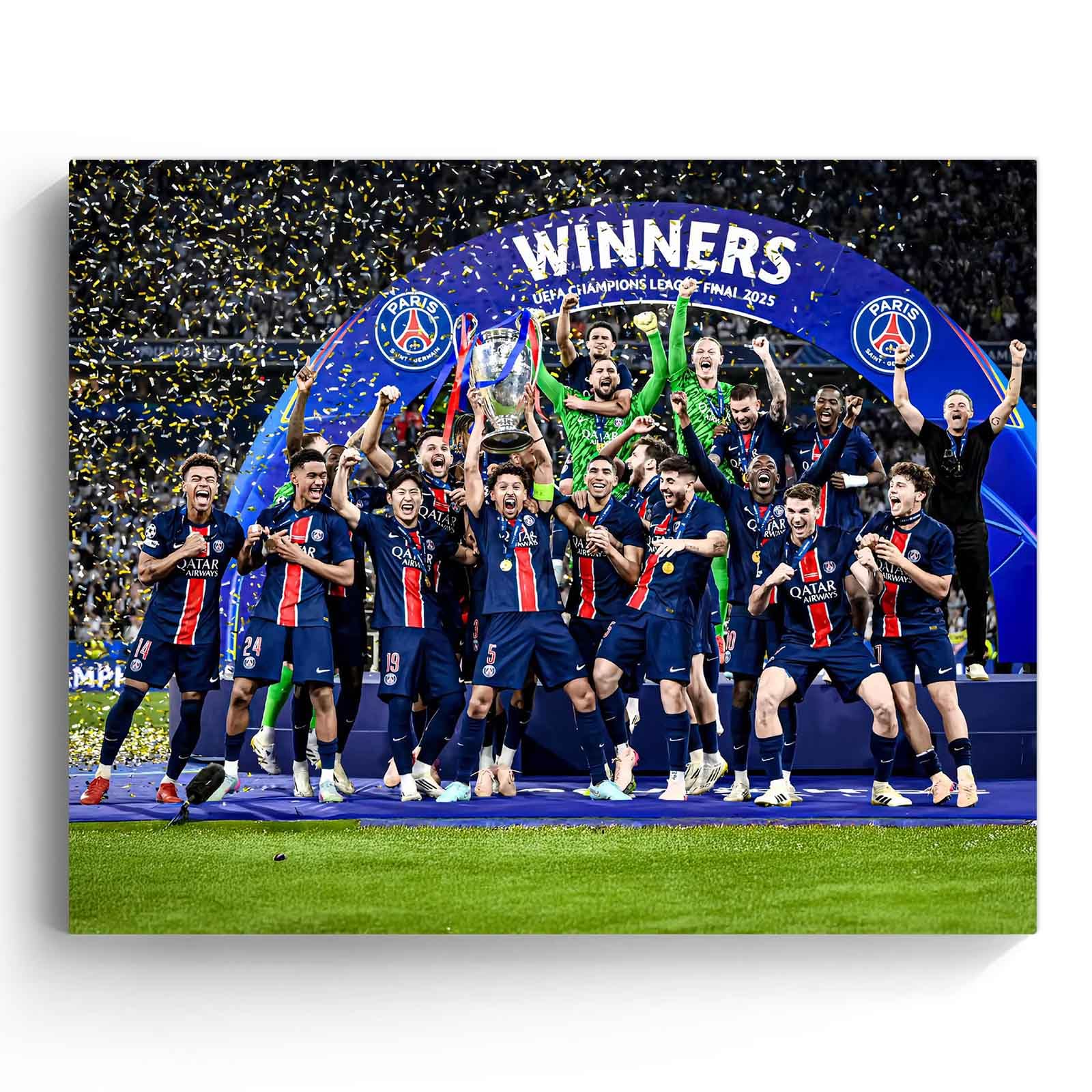 非売品UEFA ２０２５チャンピオンズリーグ決勝 タペストリー Amazon.com: 2025 Champions League Final Wall Art, PSG Paris