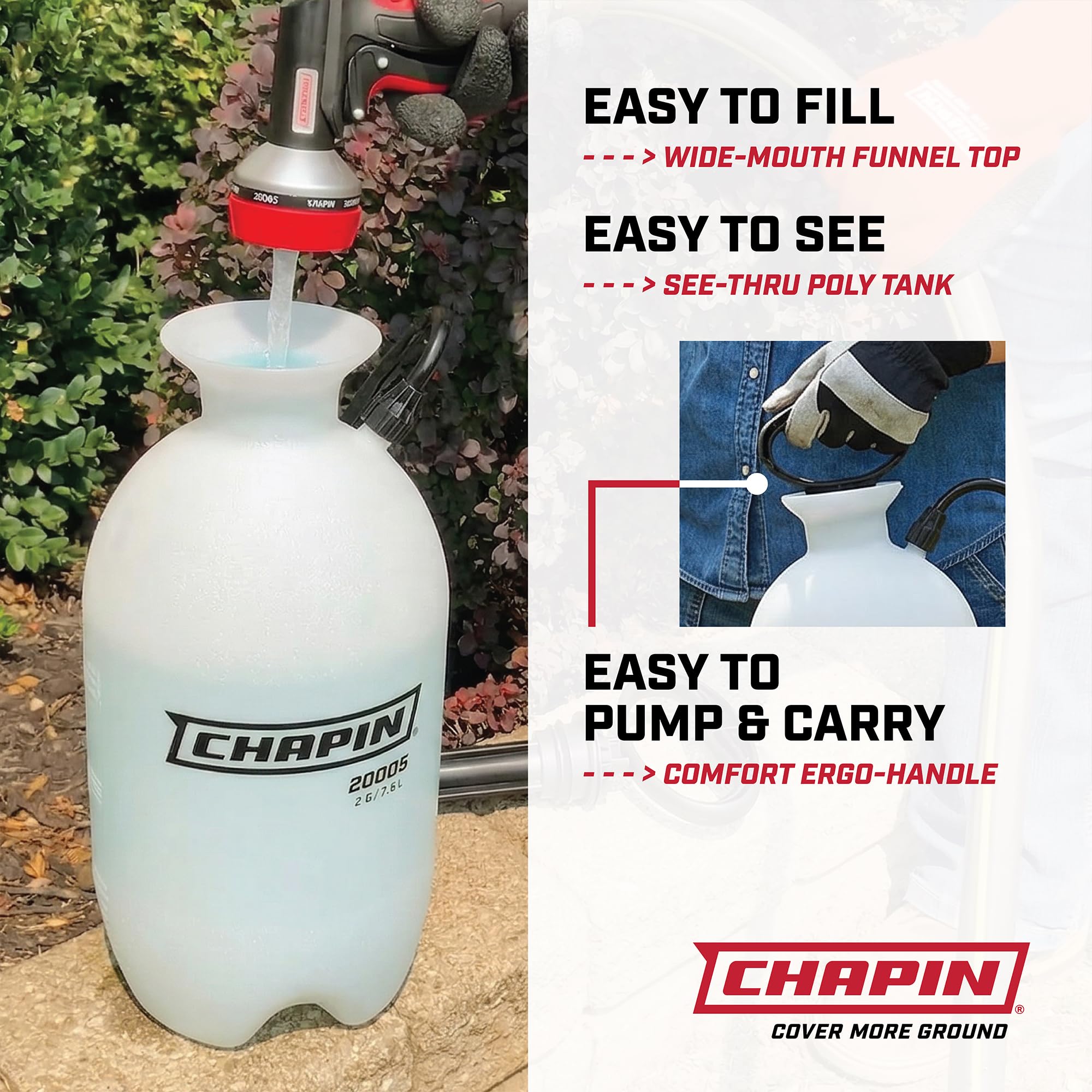 Amazon.com : Chapin 20024 Pump Sprayer, 2‑Gallon, Lawn & Garden