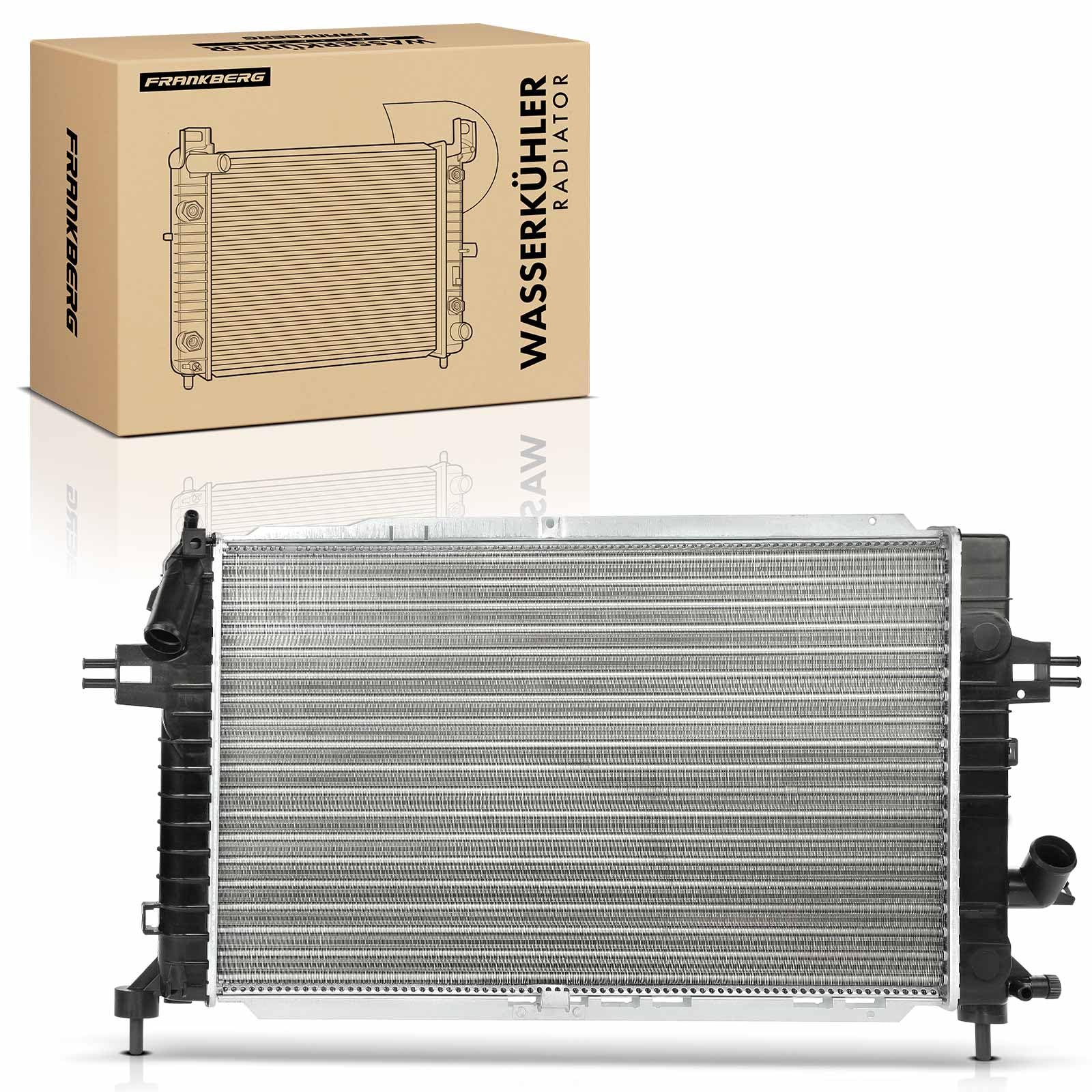 Frankberg Motorkühler Wasserkühler Schaltgetriebe Kompatibel mit Astra H A04 1.2L 2005-2010 Astra H Caravan L35 1.2L-1.9L 2004-2010 Zafira B Kasten/MPV A05 1.7L 1.9L 2005-2015 Replace# 1300269