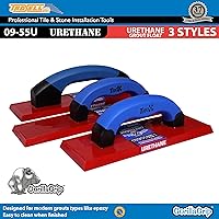 Vista 5 de Troxell USA - Flotador de lechada de uretano de 4" x 9" con mango SoftGrip