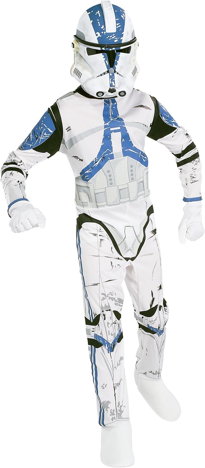 Rubie's Kid's Star Wars Clone Trooper Costume Large, Age 8 - 10 years ...
