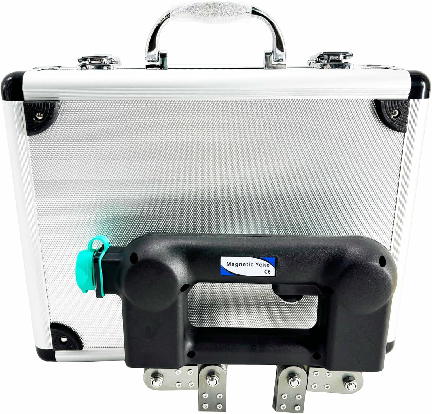 Magnetic Particle Testing Equipment Purple Light Magnetic Particle Flaw Tester with Magnetic Pole Pitch 0-230mm Duty Cycle 50% Working Current AC 2.2A Magnetization Suspension Contrast Aid